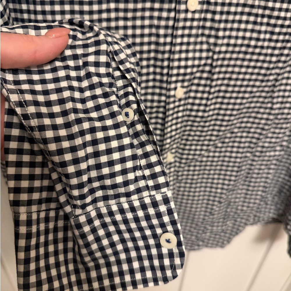 UNTUCKit Men's Central Otago Checked Black White Button Down Shirt- Size XL - Picture 6 of 8